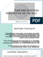 The Eastern and Western Perspective of The Self