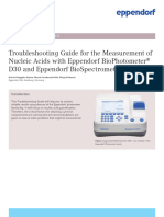 Eppendorf - Detection - Userguide - 013 - BioPhotometer Plus - Troubleshooting Guide Measurement Nucleic Acids BioPhotometerD30