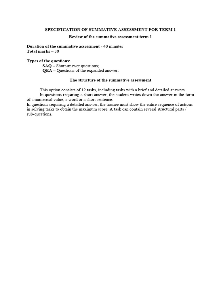 Specification Programming 11 v3.0 | PDF | Computers