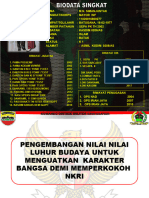 Pengembangan Nilai Nilai Luhur Budaya-Materi Kasdim