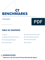 OpenView 2023 Product Benchmarks Report