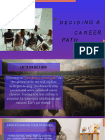Deciding A Career Path 3