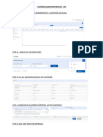 Customer Addition Process - Sfa