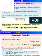 New Recipe Lagrangian Formalism