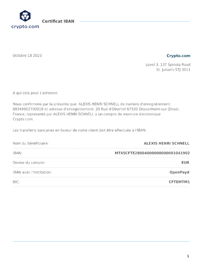 Iban Certificate 19388982 18 10 2023 PDF