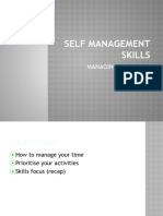 Self Management Skills