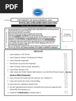 Remote Area Scholarship Application Form