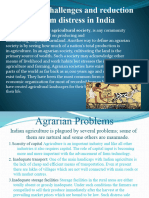 Agrarian and Reduction Distressin India