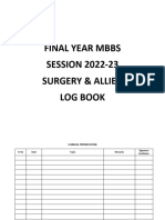 Student Logbook