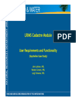 16-RenatoCumani Cadastre Module - FAO Presentation - V1
