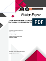 Policy Paper - Ekosistem Inovasi Kab. Blitar - Revisi