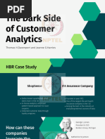 The Dark Side of Customer Analytics