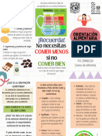 Orientación Alimentaria Tríptico