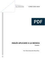 Temario Inglés Aplicado A La Música 2023-24
