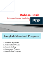 Algoritma & Pemrograman 1 (Basic) Pertemuan 1