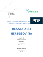Assessment of Capacity Development Needs of Protected Area Staff in Eastern Europe. Bosnia and Herzegovina. 015