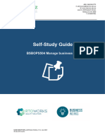 BSBOPS504 Self-Study Guide - v1.0 - Oct 2021