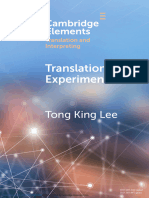 Translation As Experimentalism