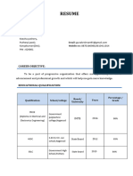 Resume Gunasekaran Muthukrishnan