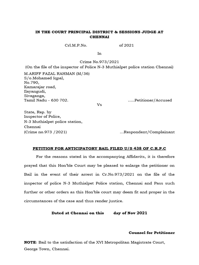 AB Format | PDF | Bail | Common Law