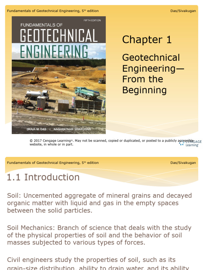 Chapter 1 Geotechnical Engineering From The Beginning | PDF