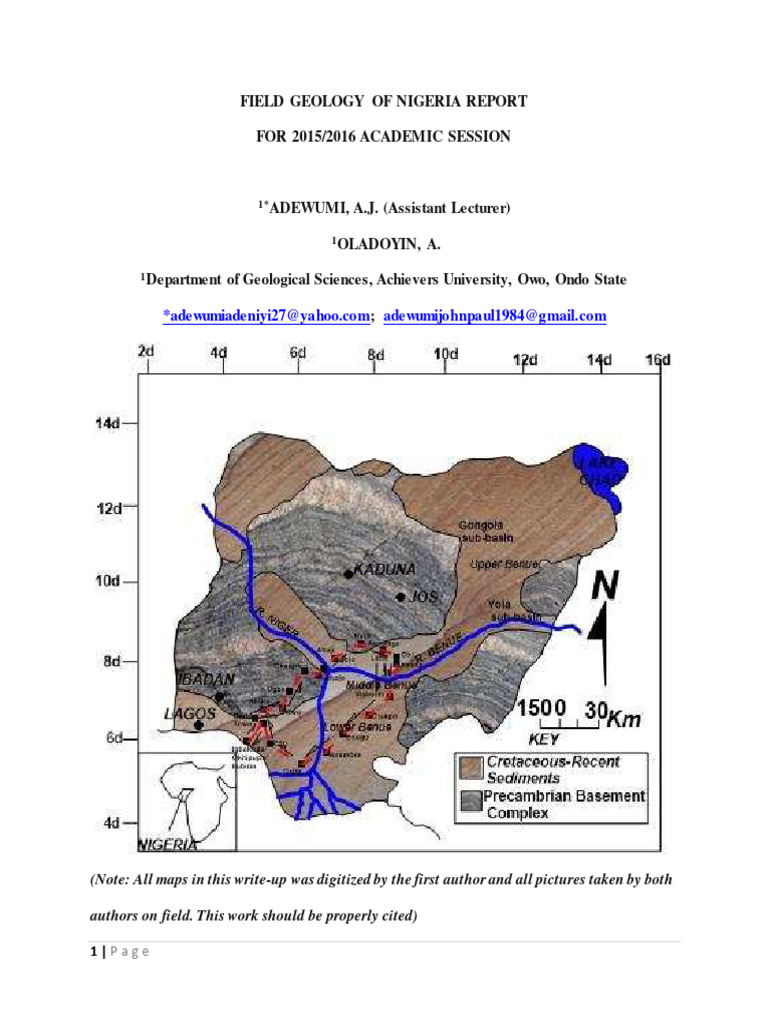 GEOLOGY OF NIGERIA BY KOGBE PDF DOWNLOAD intelligence overview
