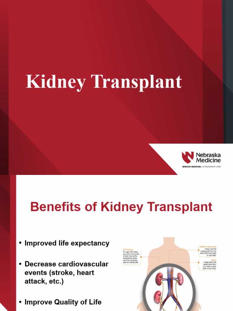 Kidney Transplant Patient Education 11.11.2021 PDF Kidney