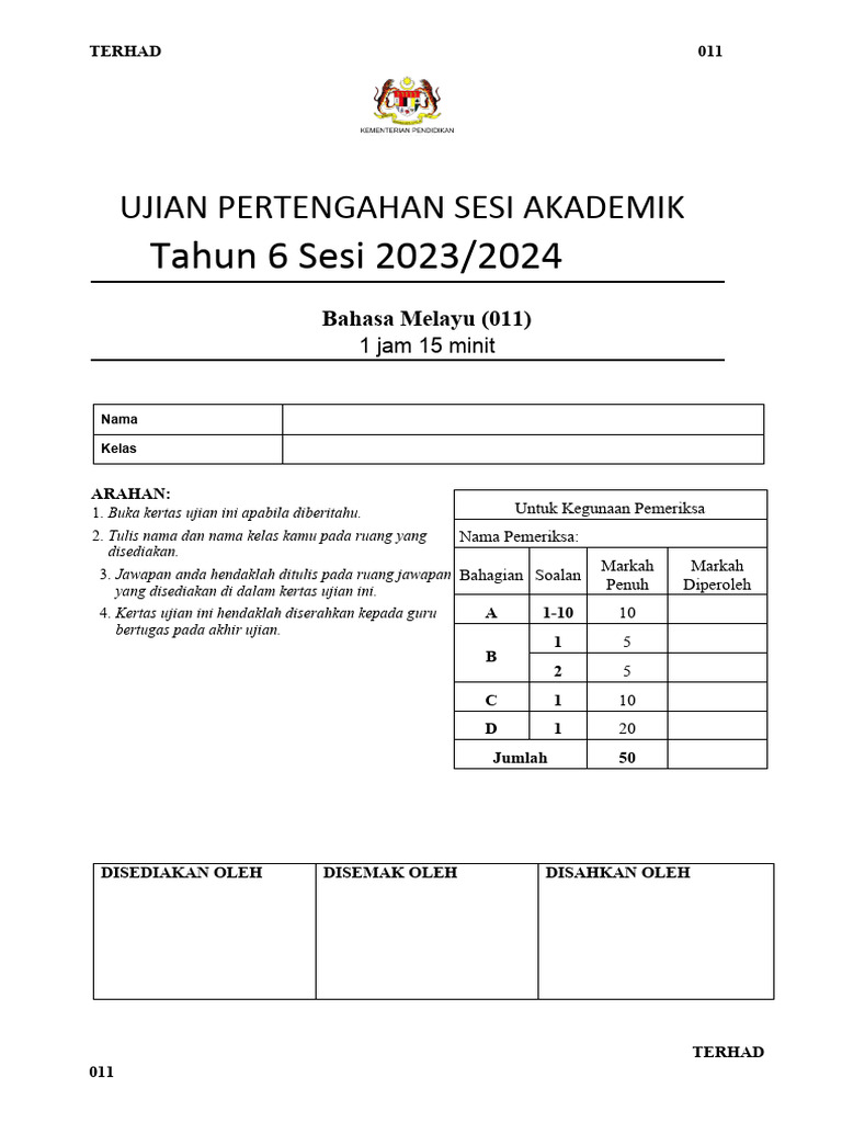 Bahasa Melayu 6 Pdf