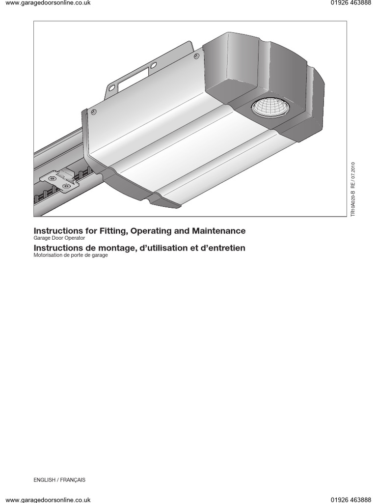Hormann Supramatic E Notice — free download