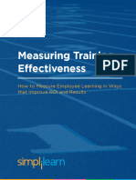 Measuring Training Effectiveness