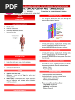 Lesson 2 Anatomical Position and Terminologies