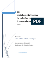 Ensayo - El Existencialismo Es Un Humanismo - LGLL