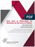 Guía para Elaborar Manuales de Servicios Al Público