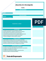 Formato de Evaluacion de Desempeno