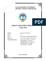 Organizational Behavior - Group 5 HRM EEP 63 - CaseFPT