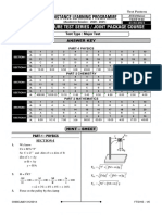 JEE Main 2020 Sample Paper Mock Test Answer Key Solution Nurture