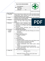 Sop Pelayanan Rekam Medik Dan Manual Elektrik (Sudah Fix)