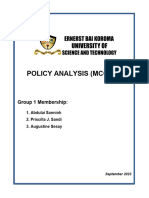 MCG - PA - Assignment 2 - (Group 1)