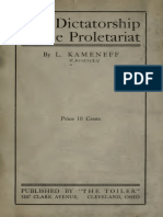 Lev Kamenev - The Dictatorship of the Proletariat