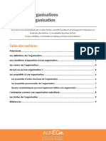 Theorie Des Organisations Chap 1 Lecon 2 Cours v8