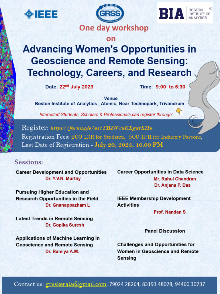 Women's Geoscience Workshop Registration | PDF | Science