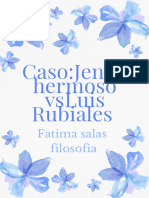 Documento A4 Portada Trabajo Proyecto Acuarela Aesthetic Floral Pastel