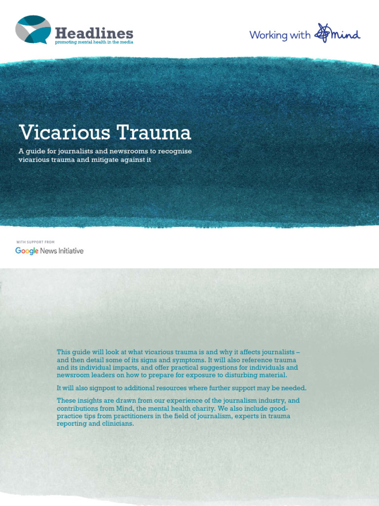 Headlines Guide To Vicarious Trauma | PDF | Psychological Trauma ...