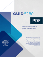 Guid 5280 Guidance For Audits of Public Procurement
