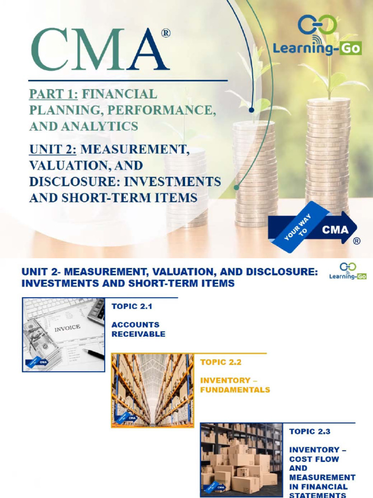 Cma Part 1 | PDF