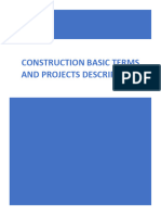 Construction Basic Terms and Project Descriptions