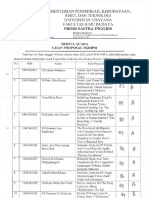 Berita Acara Ujian Proposal KLP 3 - Pagi