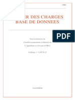 Cahier Des Charges BDD