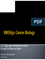 Cancer Bio Lecture 1