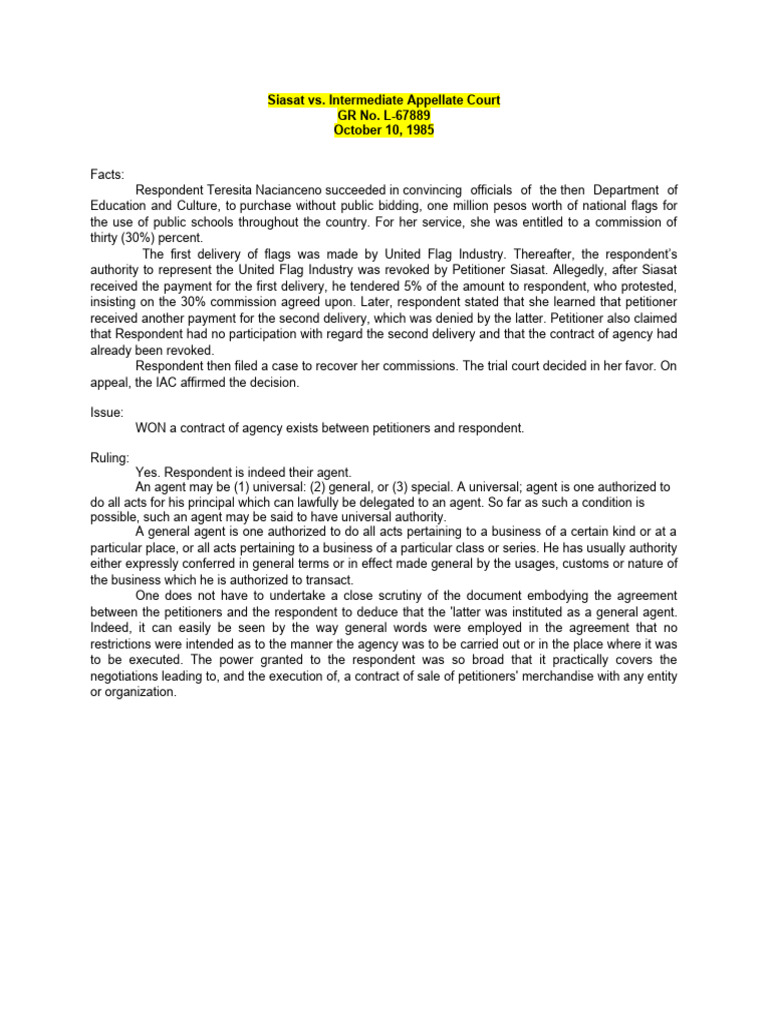 Siasat vs intermediate appellate court pdf common law business law